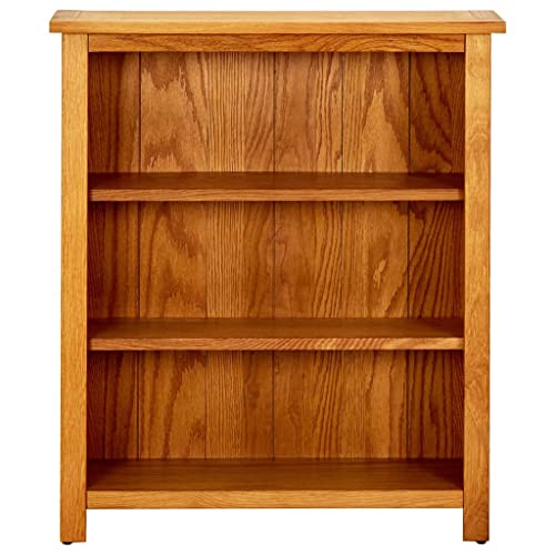 3-Tier Solid Oak Wood Bookcase A893117