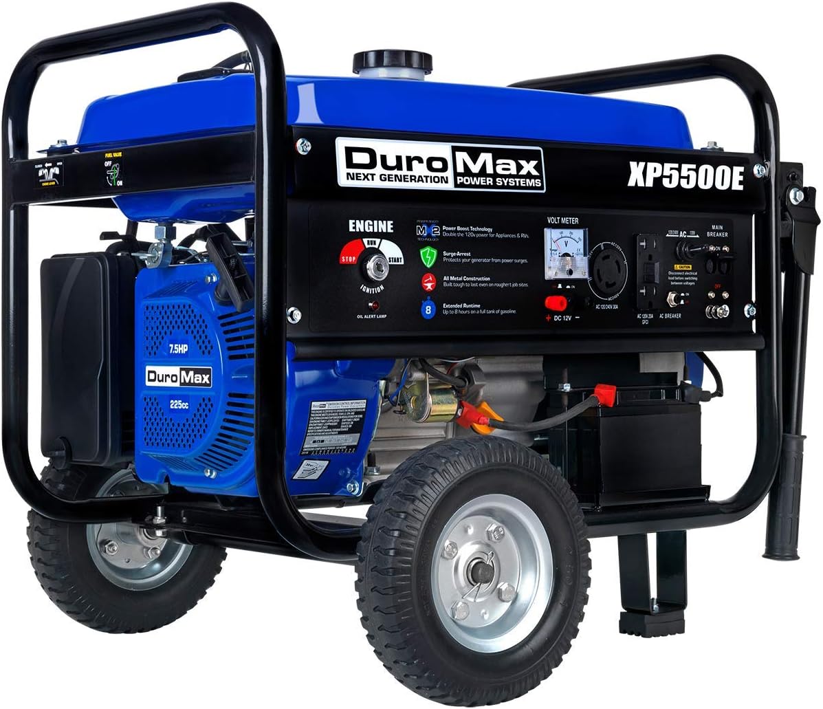 Dual Fuel Portable Generator 4400 Watt Electric Start M45606