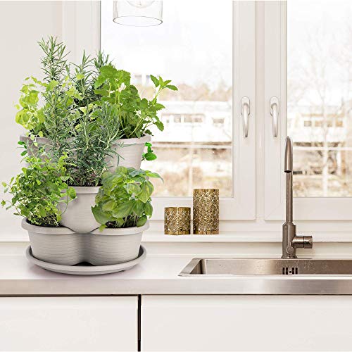Terracotta 5-Tier Stackable Planter M52385