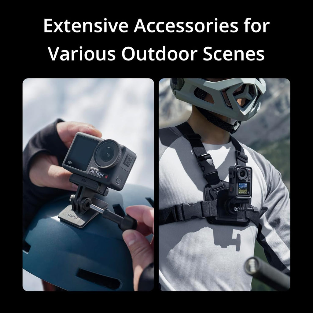4K Waterproof Action Camera Bundle with 64GB Memory Card, Protective Case, and Accessory Kit I9079