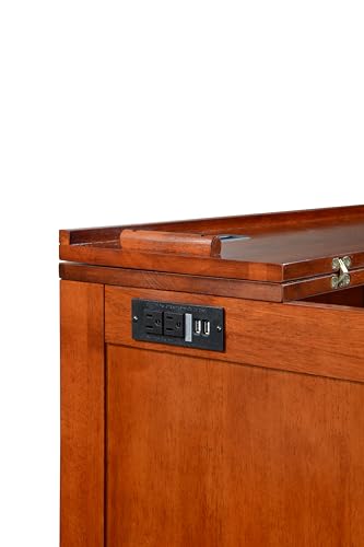 Queen Size Murphy Cabinet Chest Desk Bed with Drawers X73499