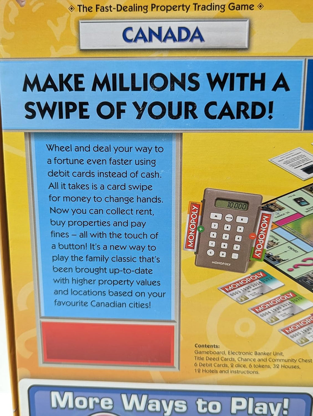 Electronic Banking Edition Board Game L3777