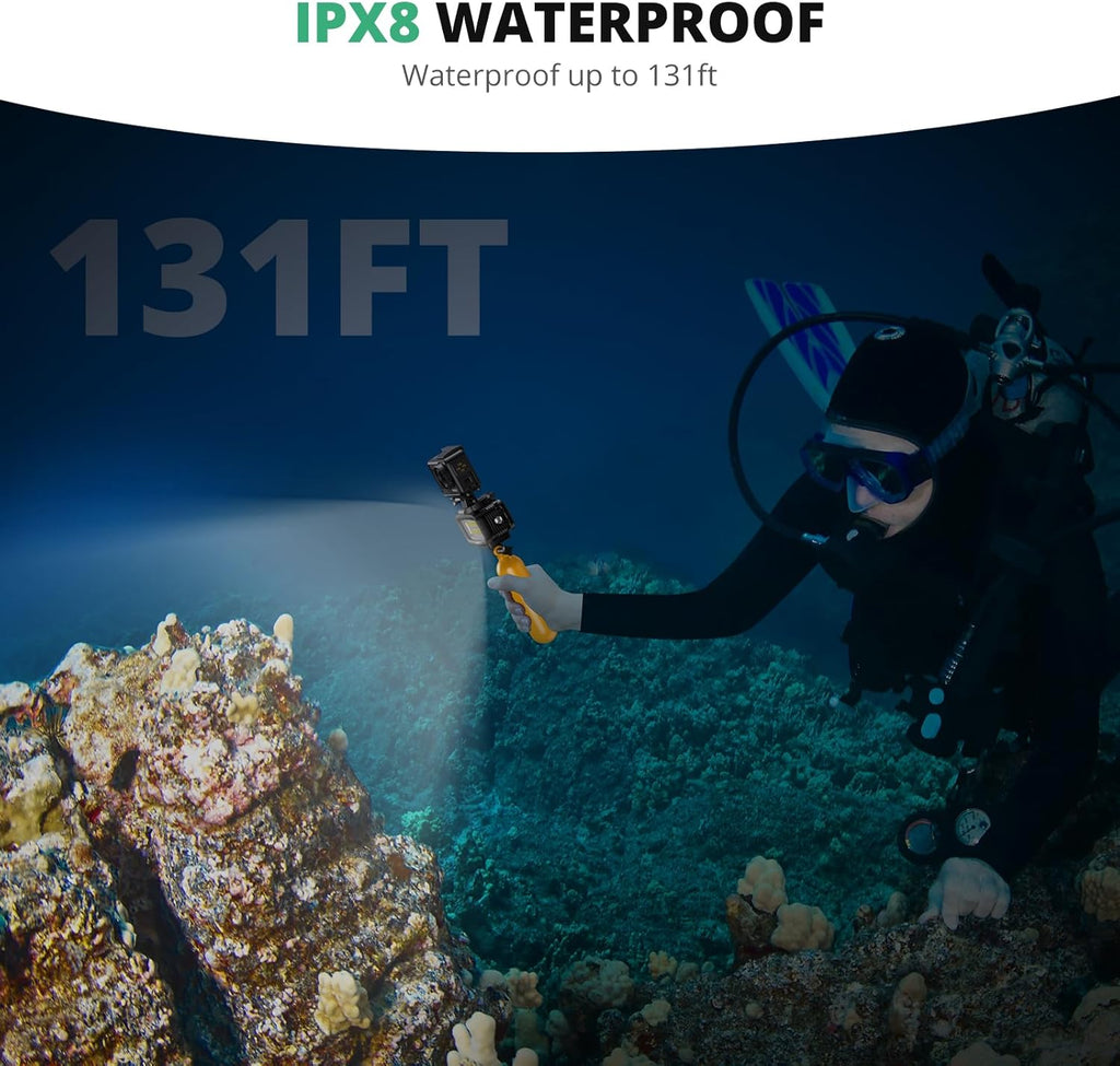 4K30FPS 20MP WiFi Action Camera Waterproof Diving Light O976