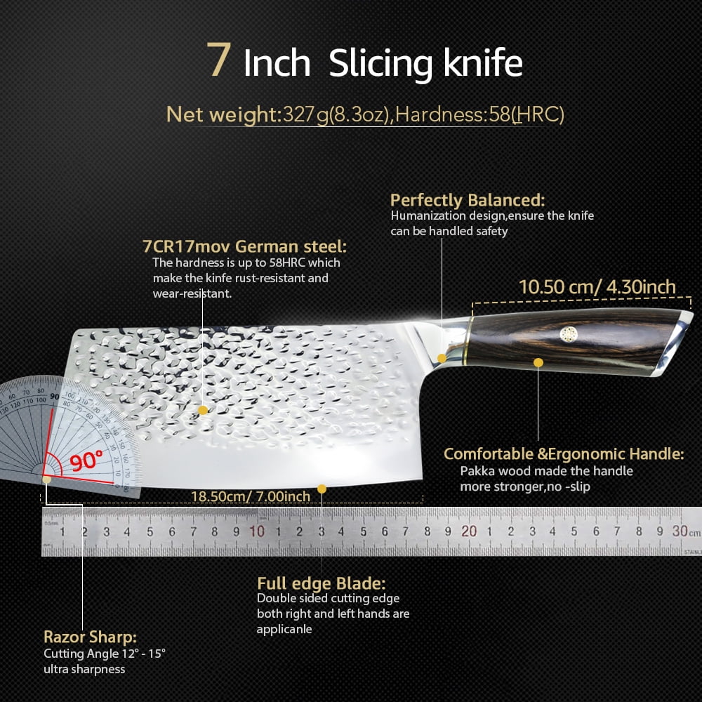 7inch Heavy Duty High Carbon Steel Meat Cleaver G28869