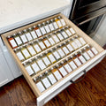 4 Tier 2 Set Expandable Acrylic Spice Drawer Organizer V1568