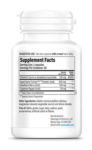 300 Capsules Aged Garlic Extract D291