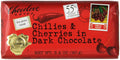 Dark Chocolate Chilies Cherries 3.2 Ounce Pack of 12 E467856