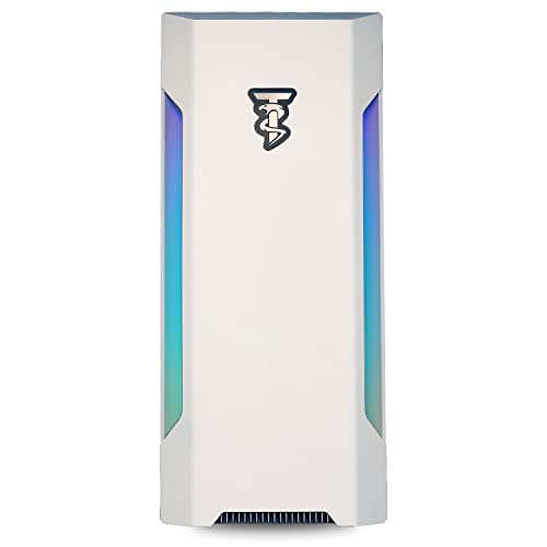White Gaming PC Desktop Computer C176