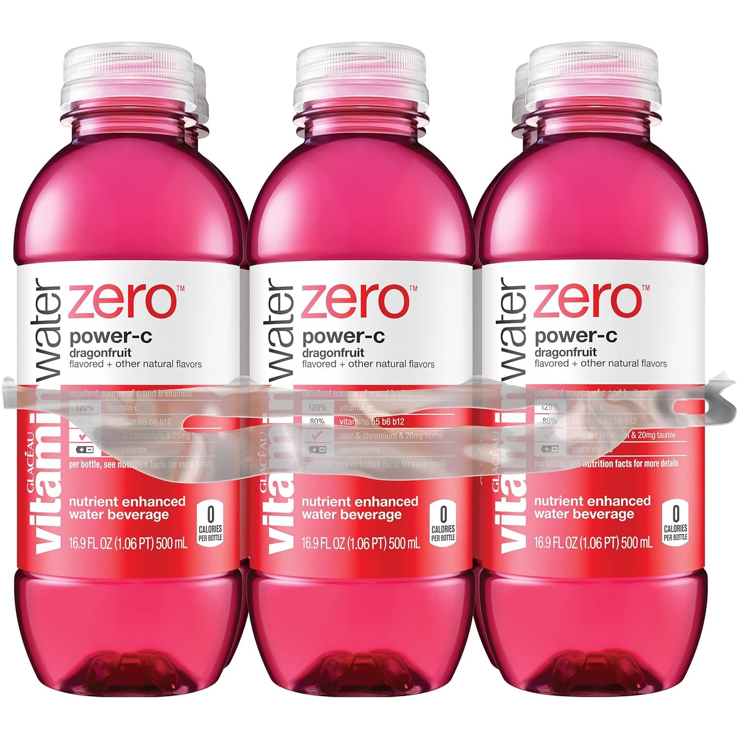 16.9 fl oz 6 Pack Vitaminwater Zero B239