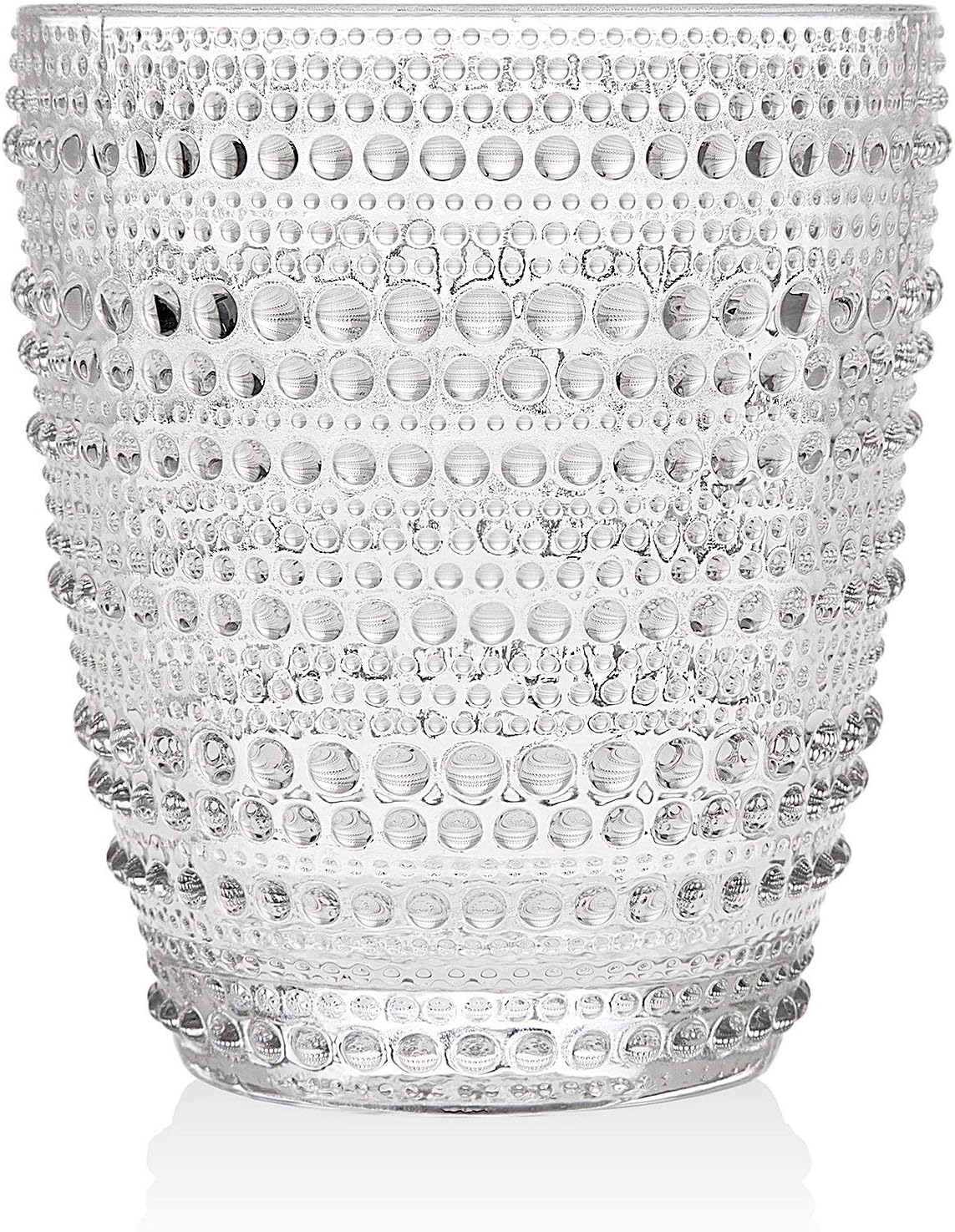 Set of 4 Clear Double Old Fashioned Glasses X710973
