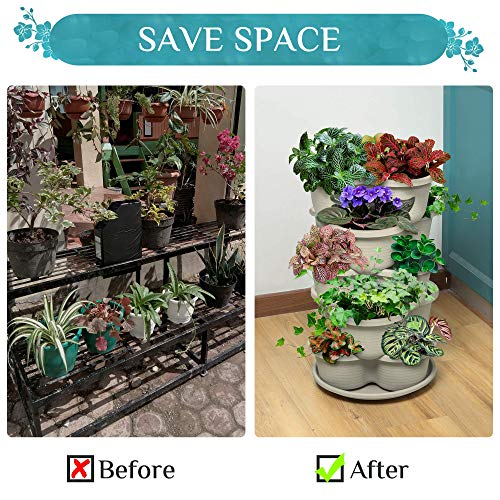 Terracotta 5-Tier Stackable Planter M52385