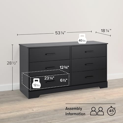 Brown 6-Drawer Double Dresser K685726