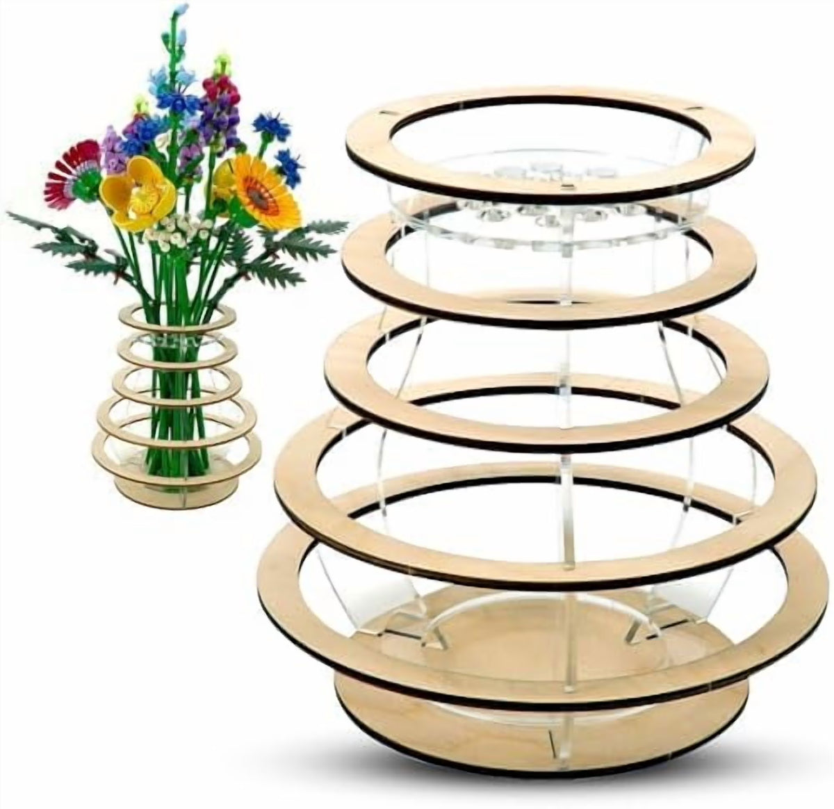 Wooden Vase for Lego Flowers R927432