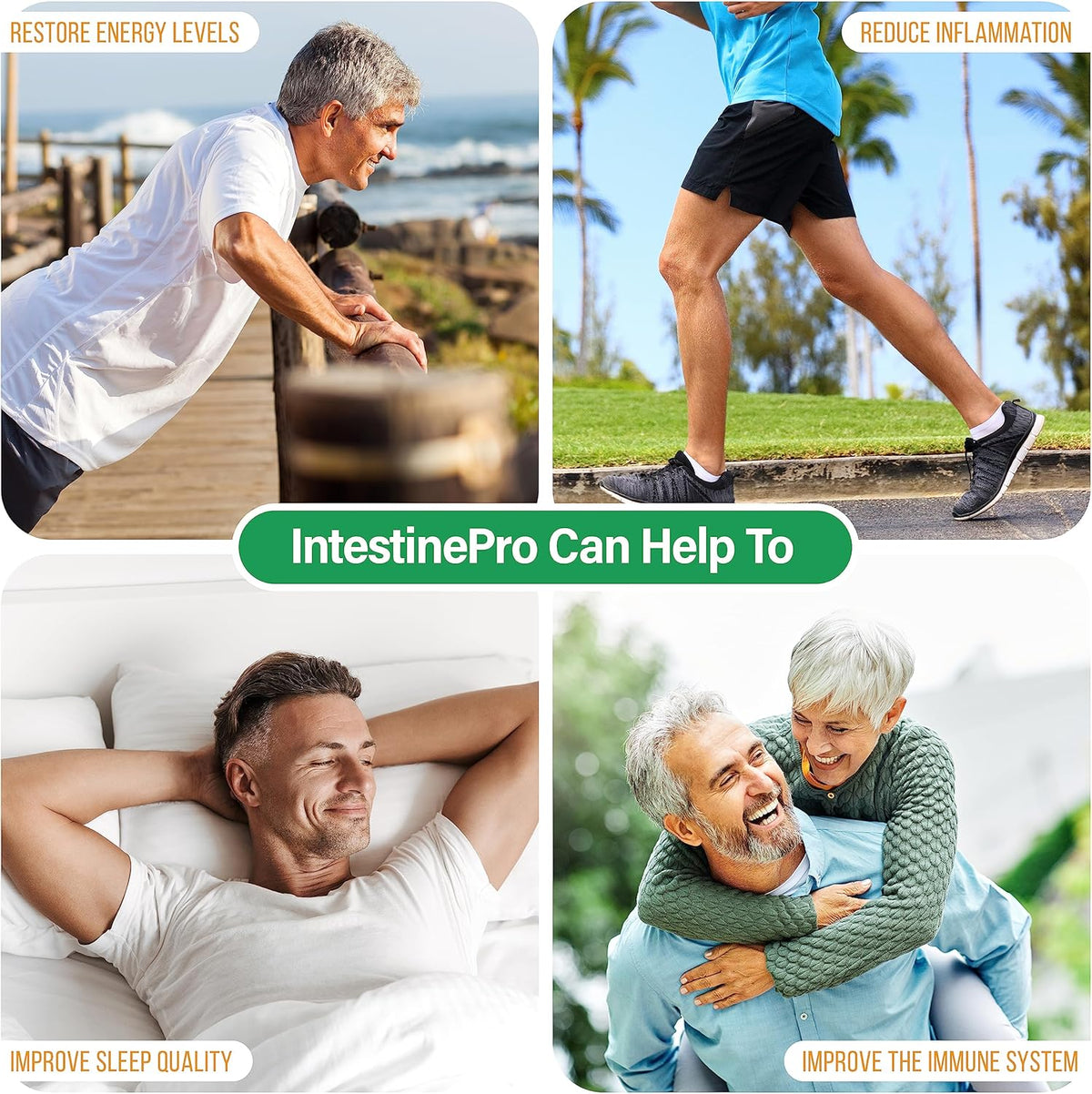 Intestine Support with Non-GMO Wormwood, Black Walnut, Echinacea, 60 Vegetarian Capsules P759307