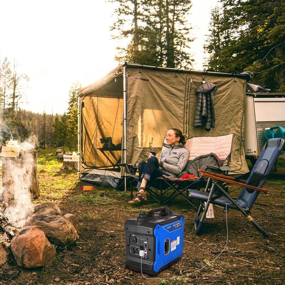 Portable Inverter Generator 2000 Watt Gas Powered I6760
