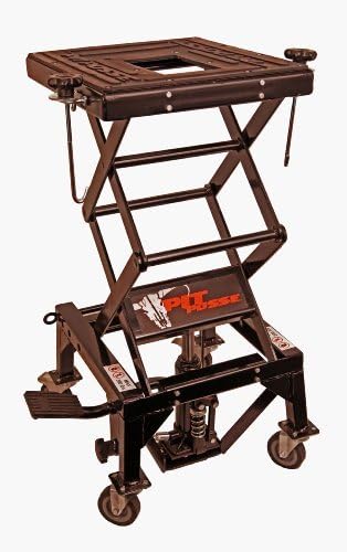 Motorcycle ATV Scissor Floor Jack Lift Table Stand with Caster Wheels V7760