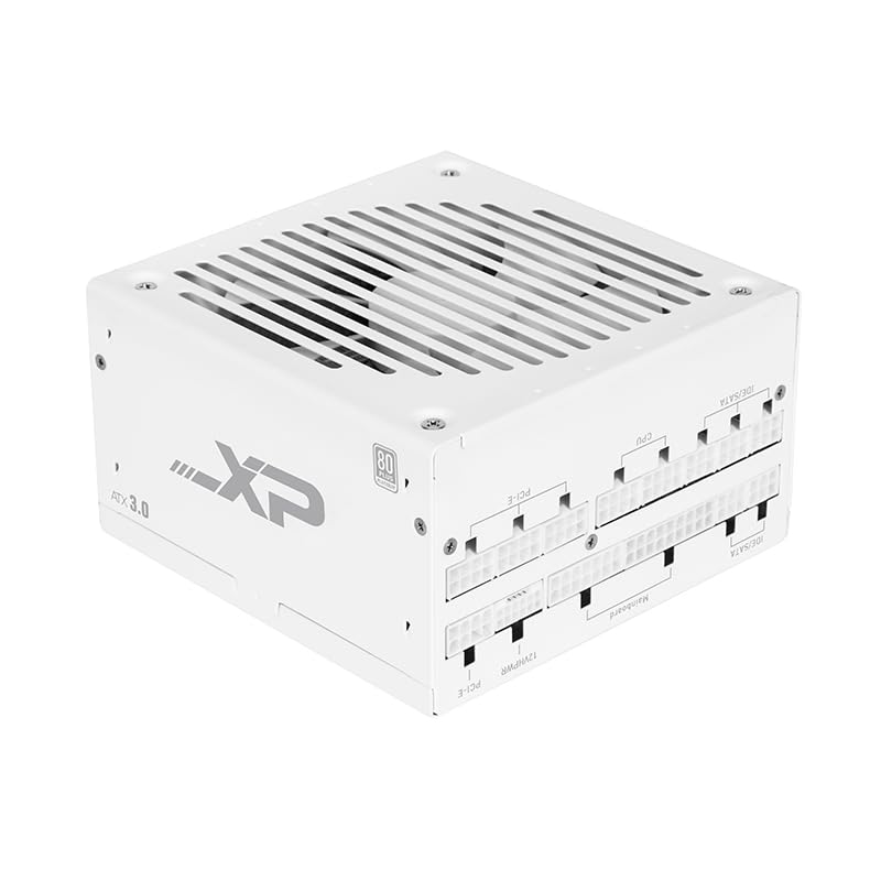 850w White ATX 3.0 PCIE 5.0 80Plus Platinum Full Modular Power Supply P120