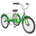 Adult 3 Wheel Bike 7 Speed with Shopping Basket Z7833