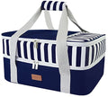 Blue Double Insulated Casserole Carrier Bag X6037