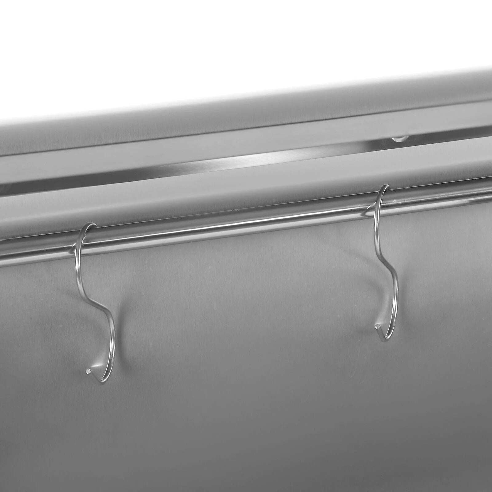 Stainless Steel Backsplash with Shelf (36x 29.5 Inch) B557916