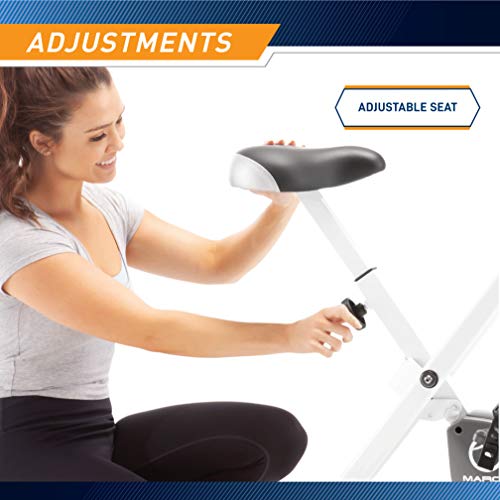 Foldable Upright Exercise Bike with Adjustable Resistance Y904