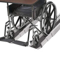 Portable Adjustable Wheelchair Ramp, 2 Ramps with Storage Bag V44772