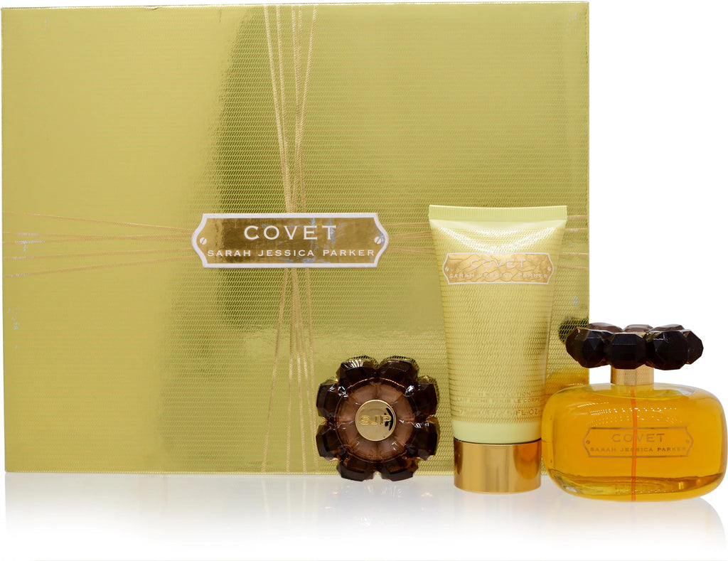 3.4 oz Eau De Parfum Spray + 2.5 oz Body Lotion + Perfume Compact Gift Set A22595