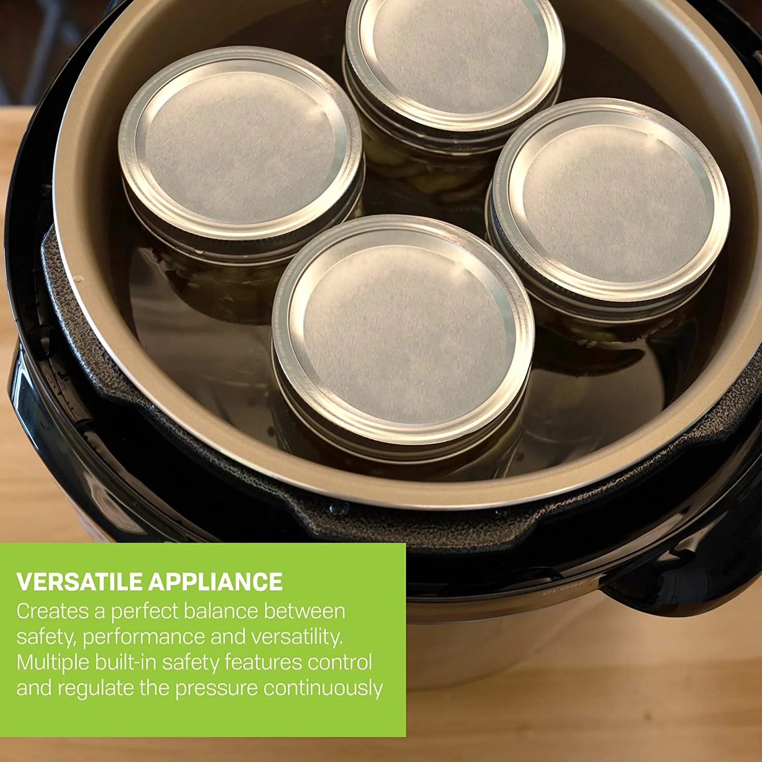 9.5 Qt Stainless Steel Electric Pressure Cooker and Canner R8116