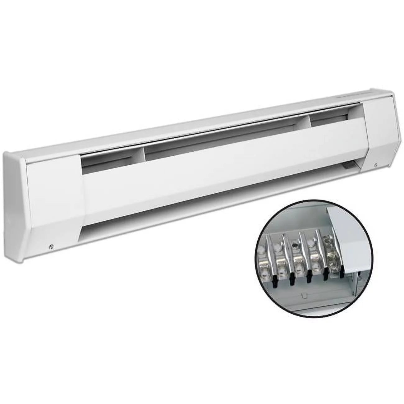 White Electric Baseboard Heater I142