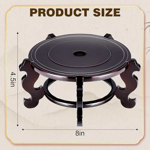 8 Inch Wooden Plant Stand C128576