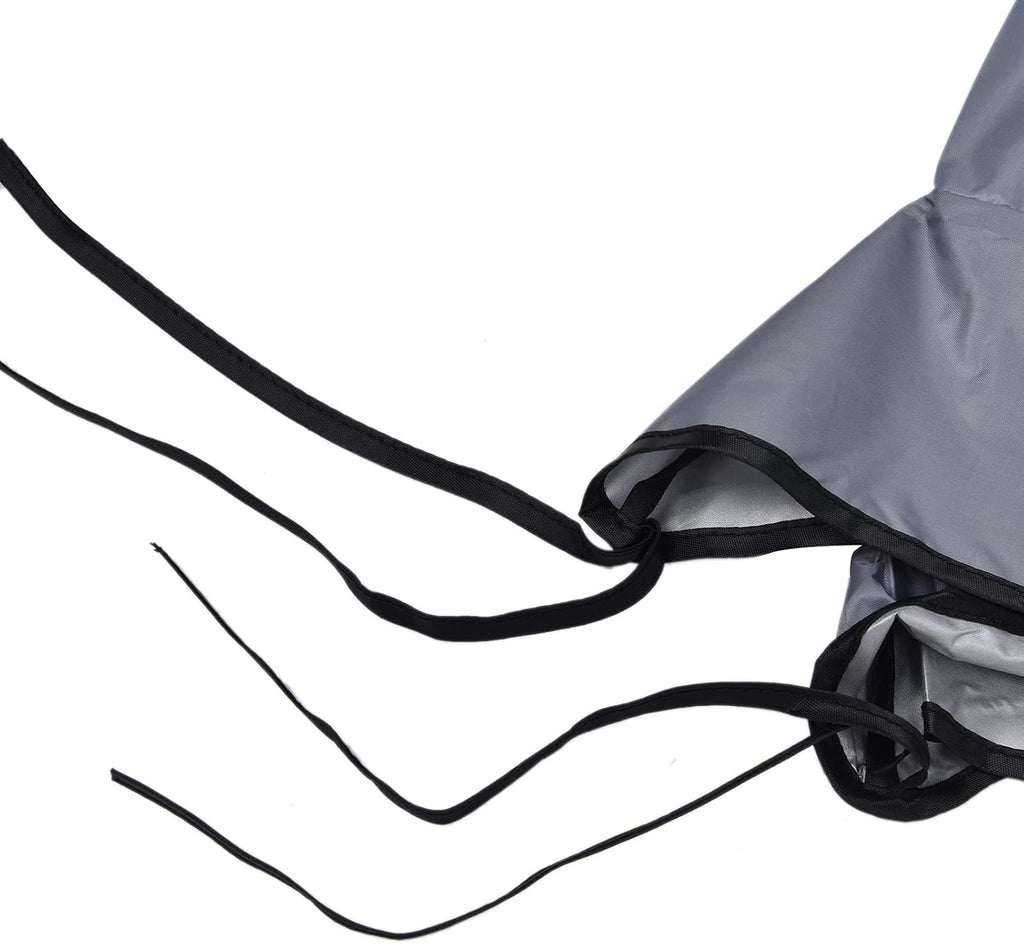 3 Seats Outdoor Canopy Swing Glider with Cushion Cover (Grey) V673