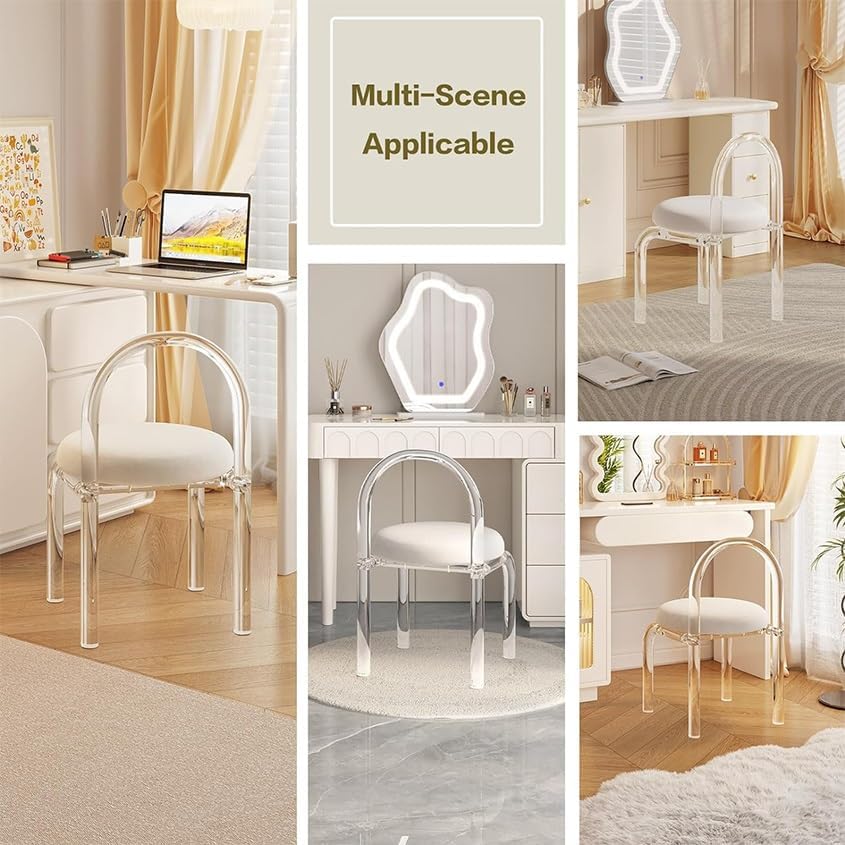 Grey Acrylic Dining Chair B949
