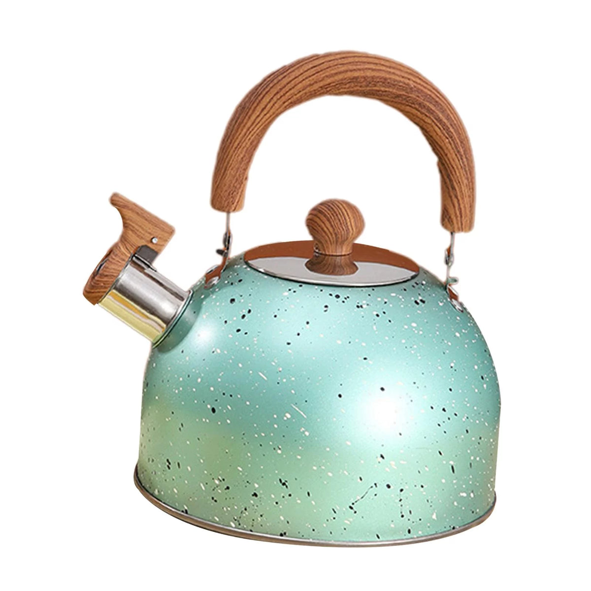 Green Stainless Whistling Water Kettle R6034