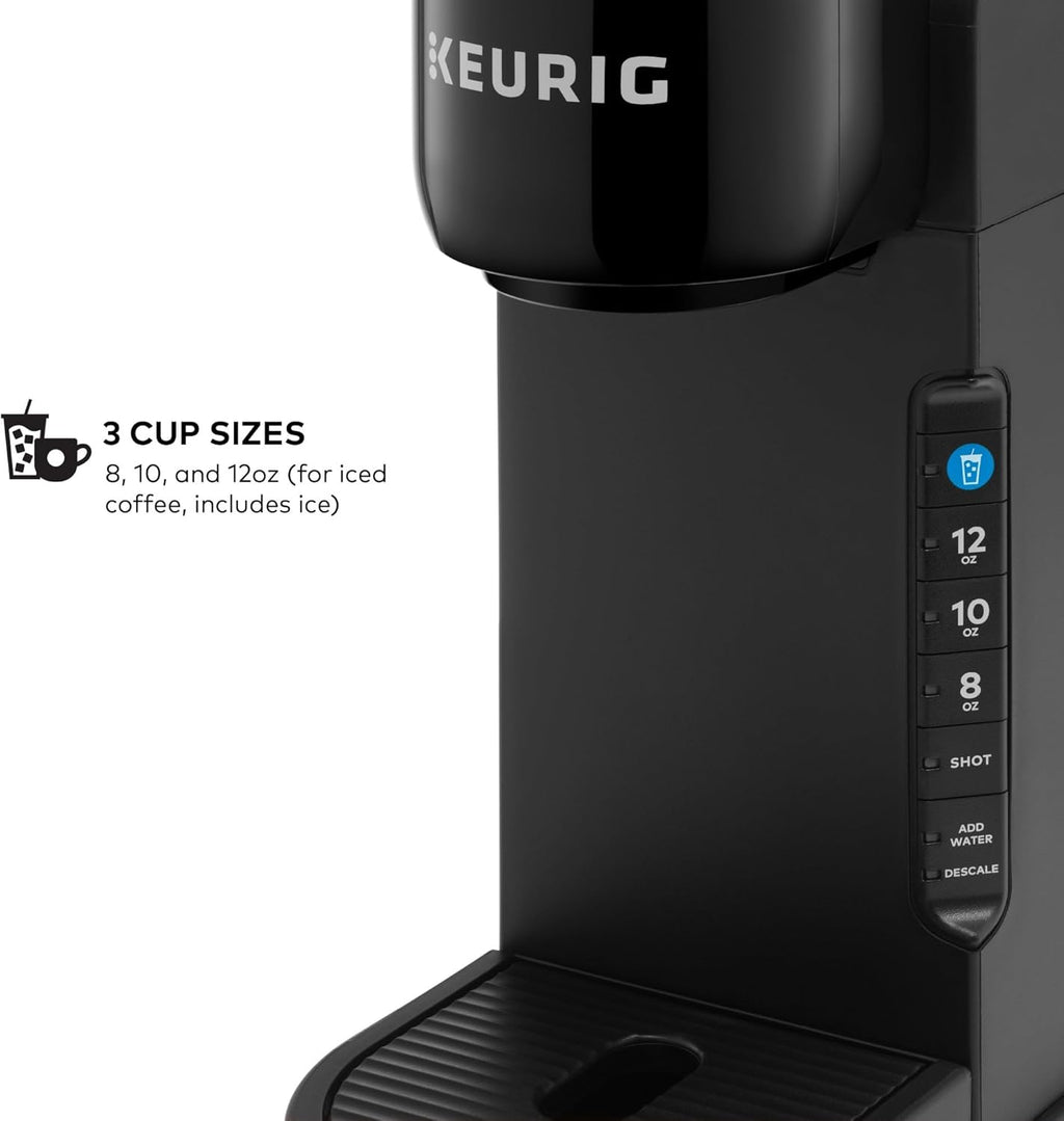 Black Single Serve Coffee Maker and Frother H178
