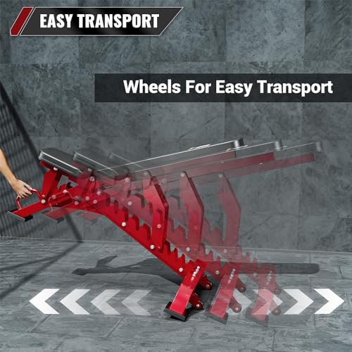1300 LBS Capacity Adjustable Weight Bench E473026