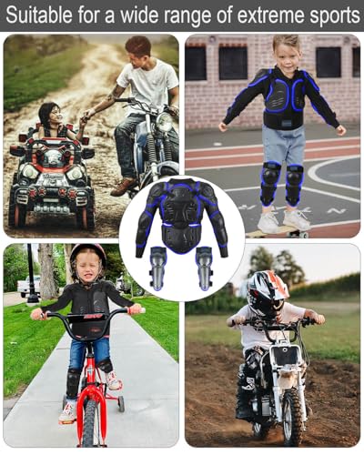 Kids Motorcycle Jacket Armor Suit B8953