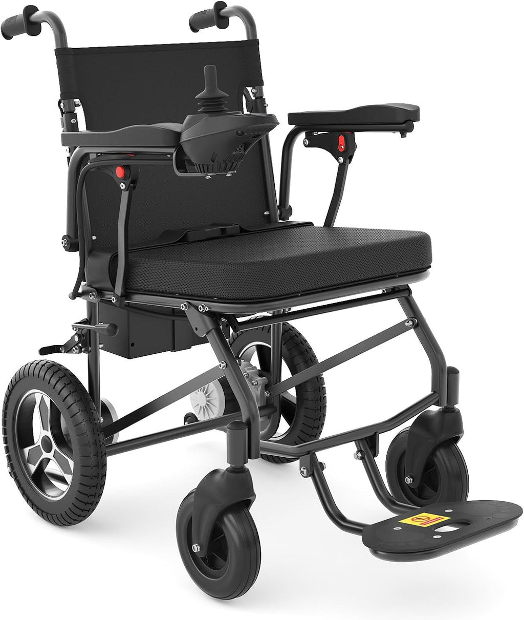 Black Lightweight Foldable Electric Wheelchair F3303