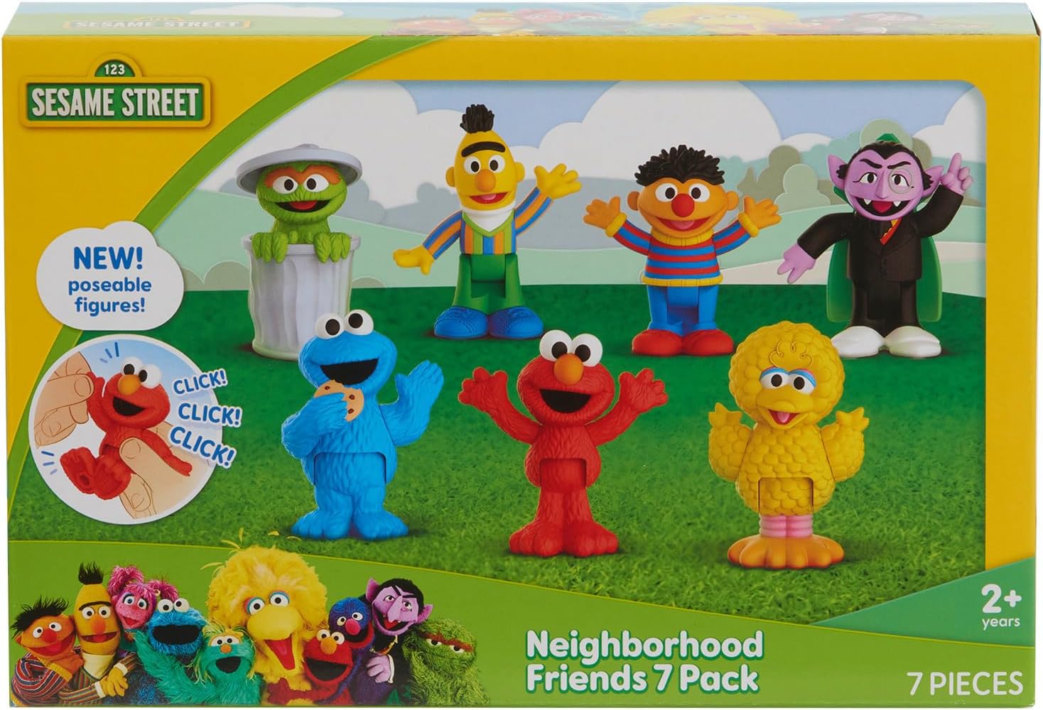 7-piece Poseable Figurines R414