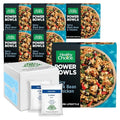 Spicy Black Beans Chicken & Riced Cauliflower Frozen Meal, 9.25 oz Pack of 6 D795