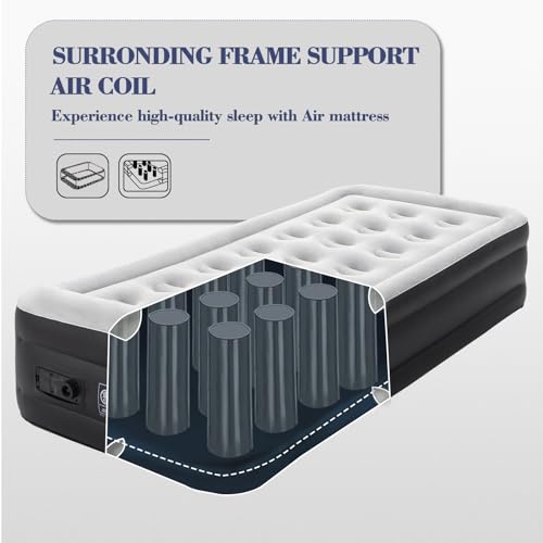 Queen Size Air Mattress with Built-in Pump V50495