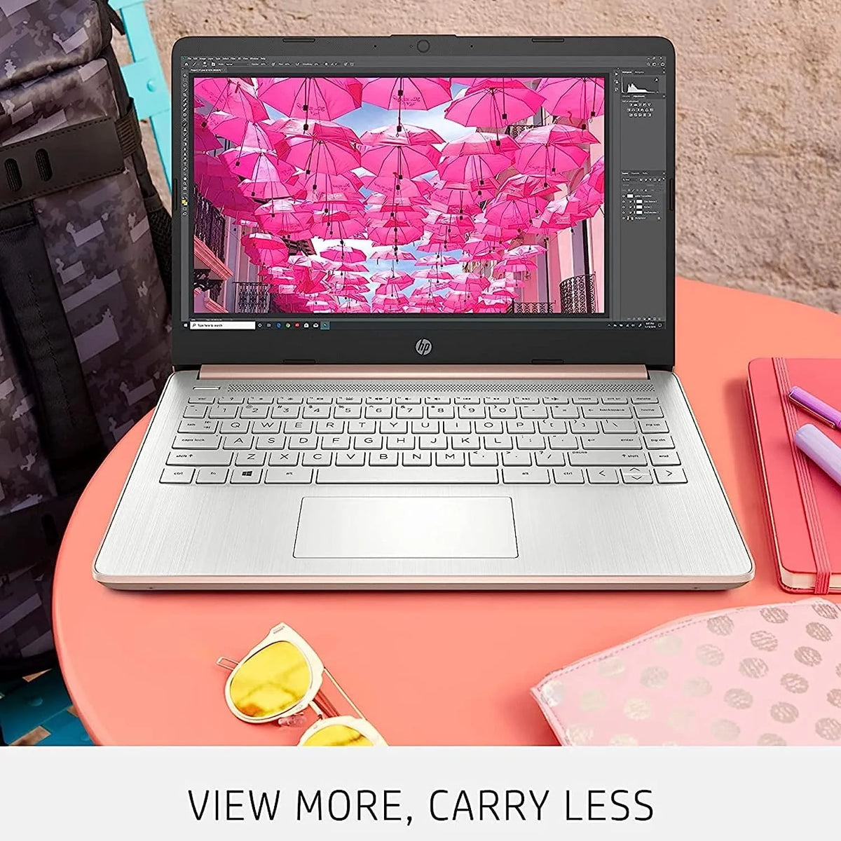 14" Ultral Light Laptop Intel Celeron Quad-Core N4120 16GB RAM 64GB eMMC Pink X862