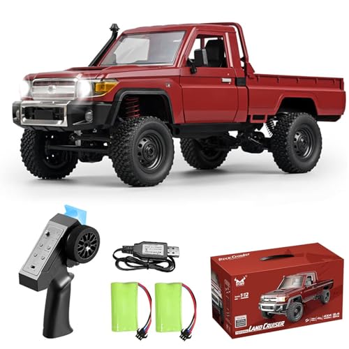1/12 RC Rock Crawler 4x4 Remote Control Pickup Car Toy with 2 Batteries O627973