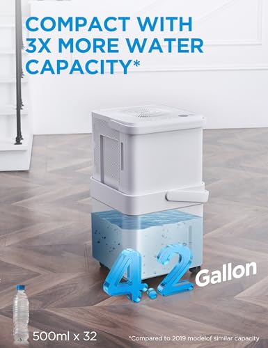 50 Pint Dehumidifier with Built-in Pump, White L3647