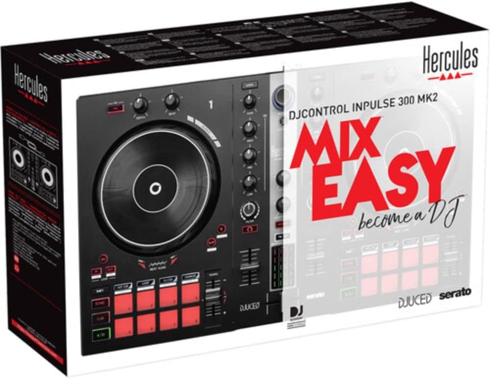 2-Deck USB DJ Controller with Audio Cable X90969