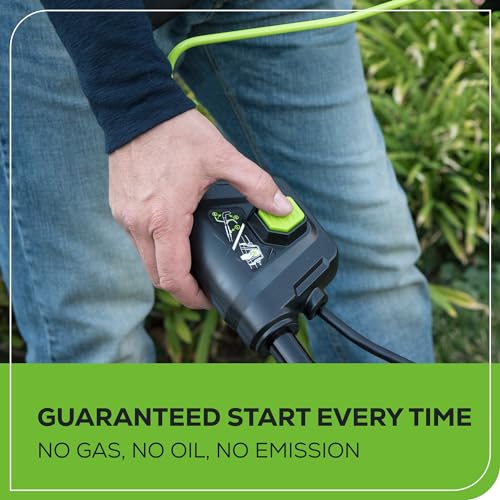 48V 17" Brushless Cordless Push Lawn Mower with 4.0Ah Batteries and Dual Port Rapid Charger D79665