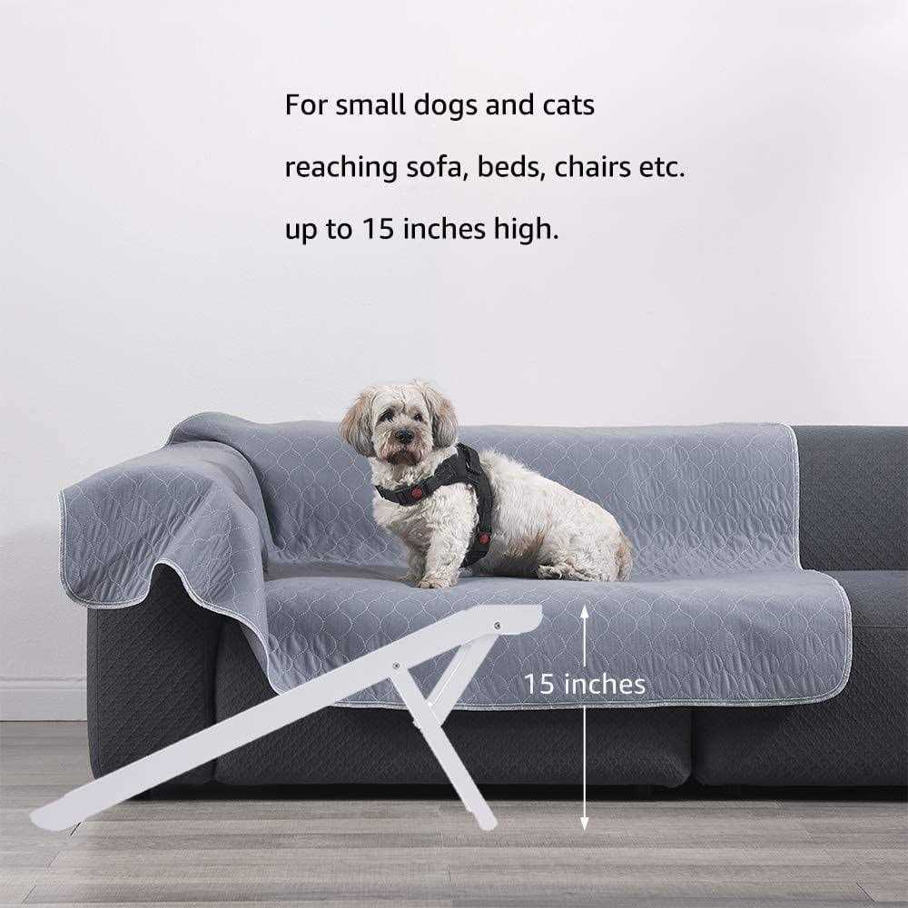 Foldable Wooden Pet Ramp Adjustable Height P29526