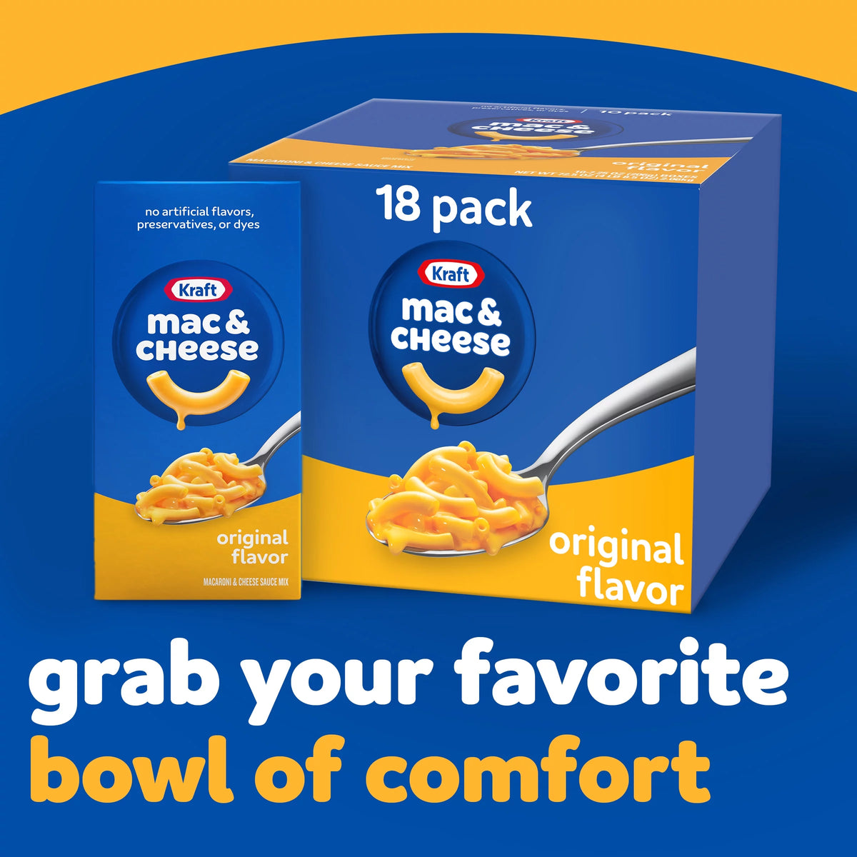 18 ct Pack 7.25 oz Macaroni and Cheese Dinner M37213