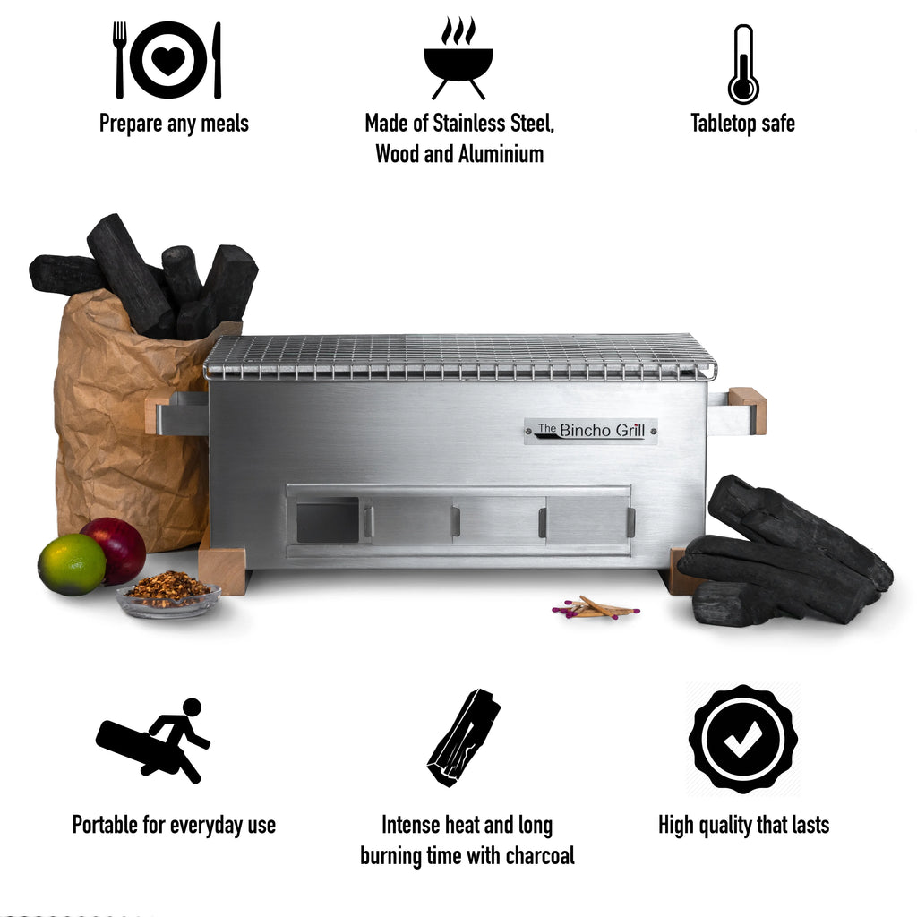 16" Yakitori Tabletop Charcoal Grill Q52462