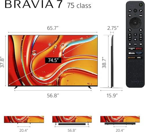 65-Inch 4K HDR Mini LED QLED Smart Google TV I95245