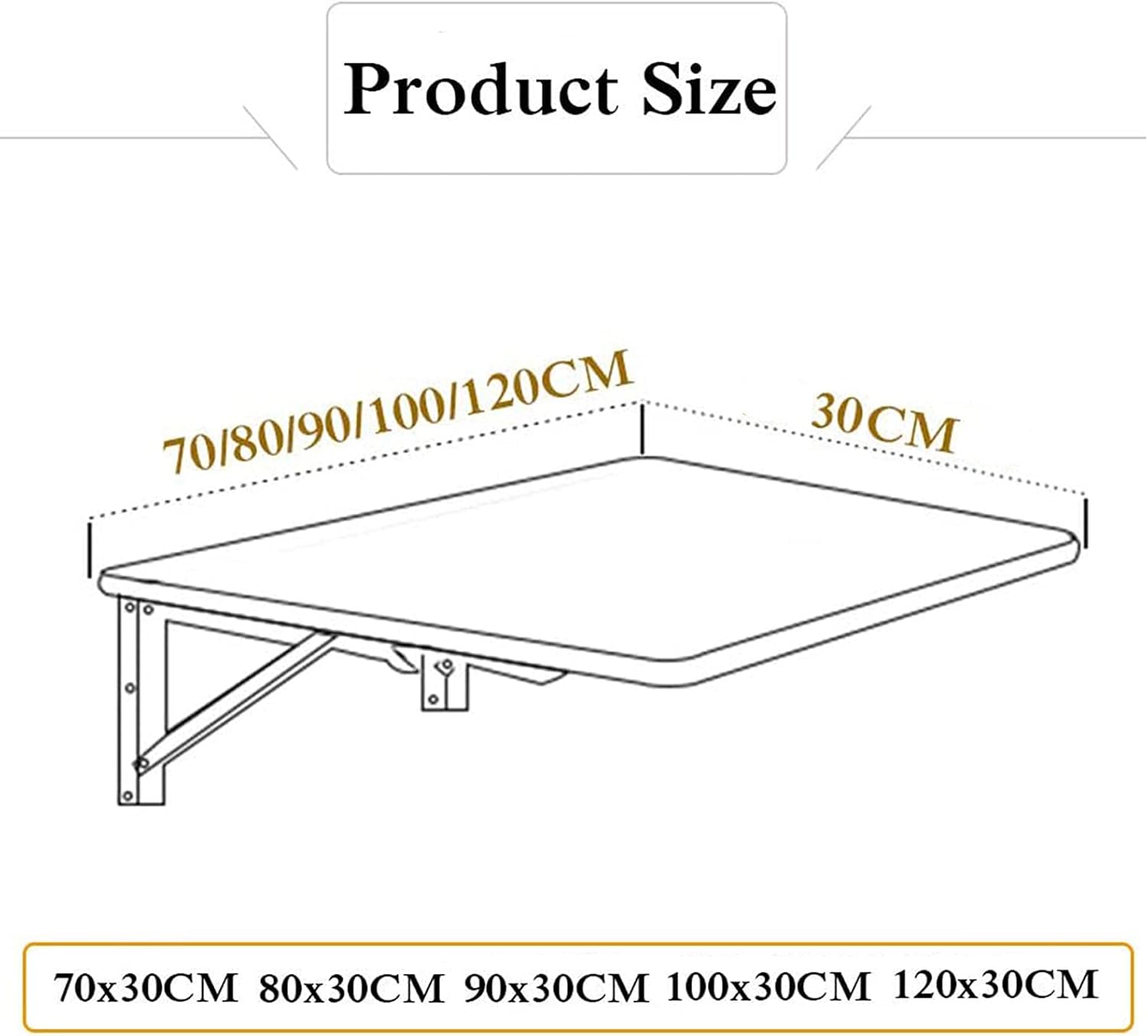 Wall Mounted Fold Down Desk Q1992